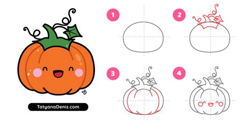 cute how to draw a pumpkin|cool things to draw pumpkin.